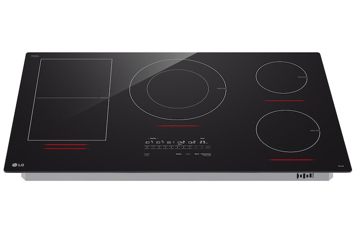 LG 36” Induction Cooktop | UltraHeat 5.0kW Element & Smart, CBIH3617BE
