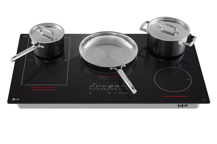 LG 36” Induction Cooktop | UltraHeat 5.0kW Element & Smart, CBIH3617BE