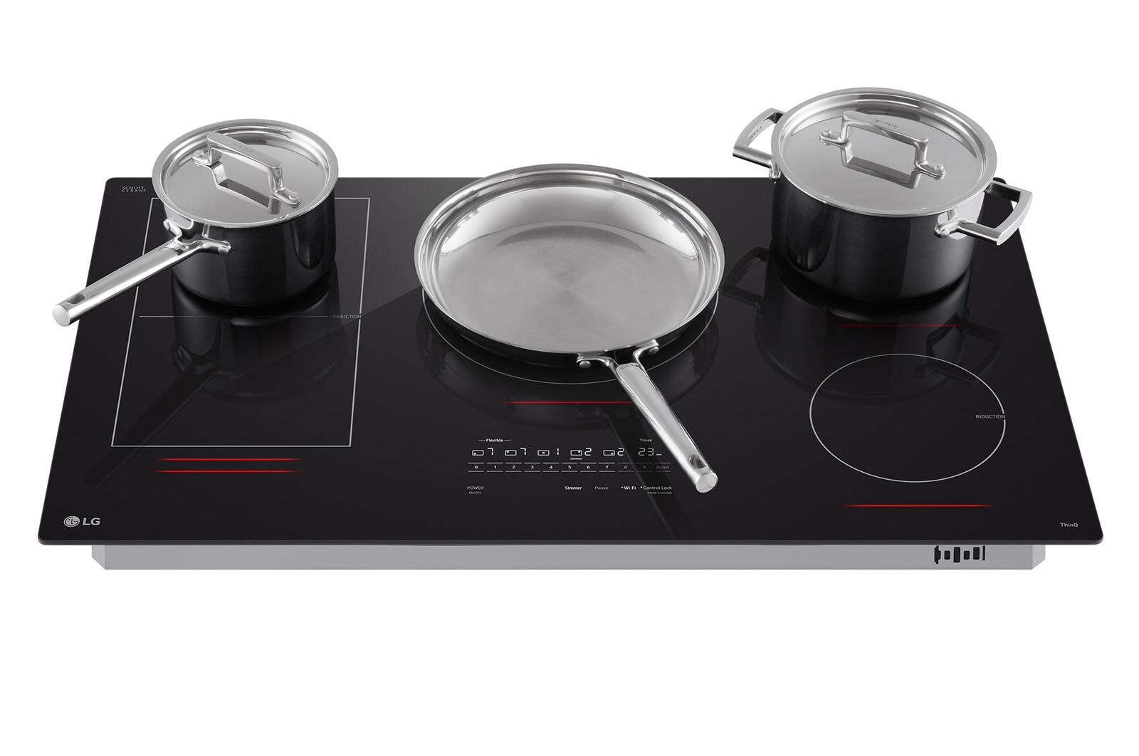 LG 36” Induction Cooktop | UltraHeat 5.0kW Element & Smart, CBIH3617BE