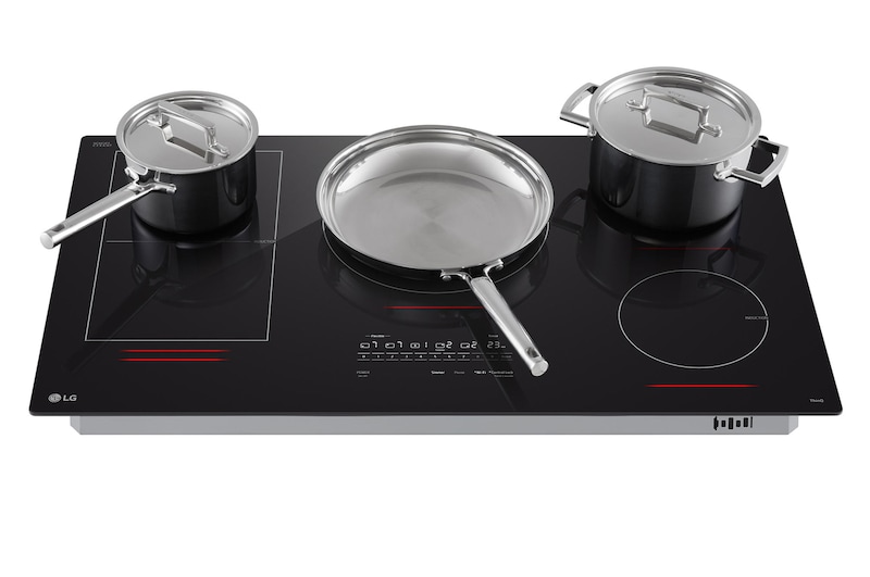 LG 36” Induction Cooktop | UltraHeat 5.0kW Element & Smart, CBIH3617BE