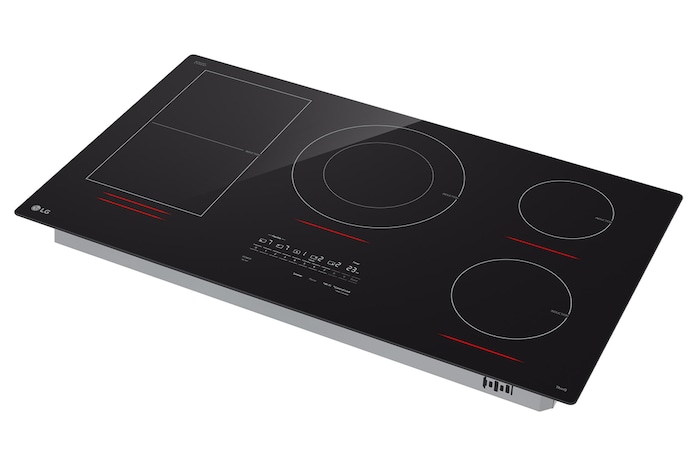 LG 36” Induction Cooktop | UltraHeat 5.0kW Element & Smart, CBIH3617BE