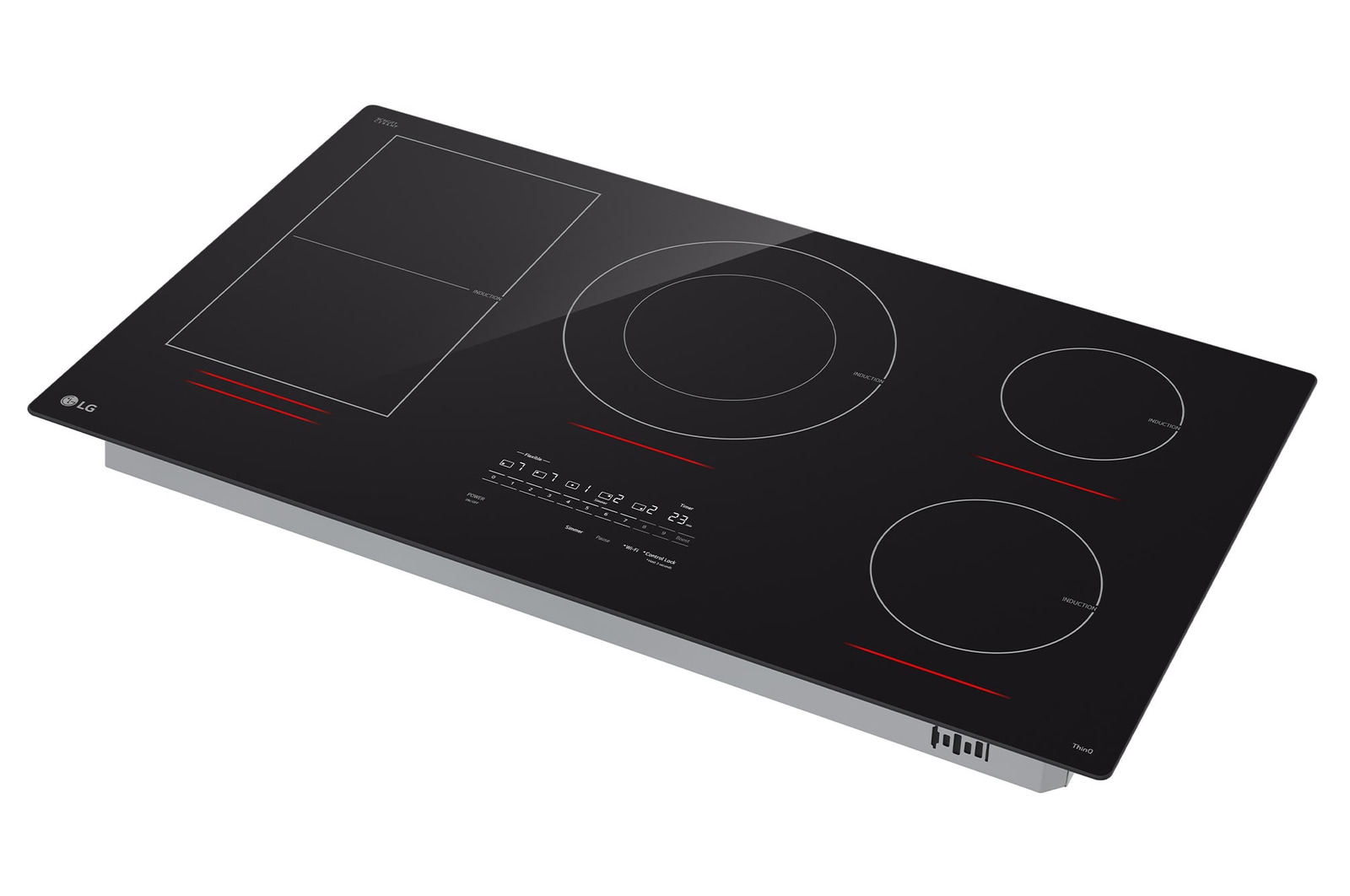 LG 36” Induction Cooktop | UltraHeat 5.0kW Element & Smart, CBIH3617BE