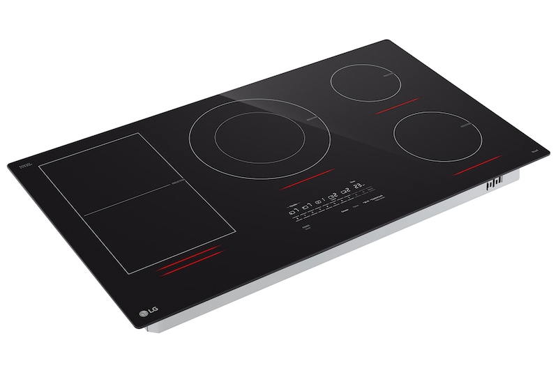 LG 36” Induction Cooktop | UltraHeat 5.0kW Element & Smart, CBIH3617BE