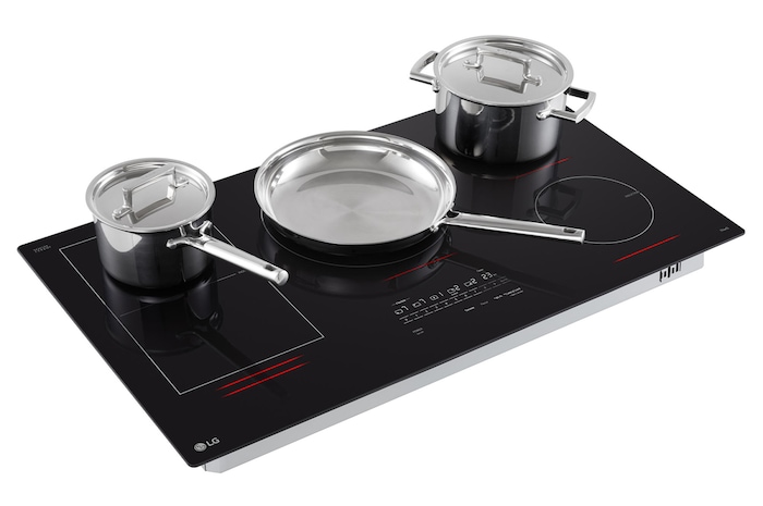 LG 36” Induction Cooktop | UltraHeat 5.0kW Element & Smart, CBIH3617BE