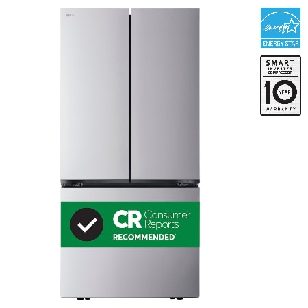LG 33" 21 cu. ft. Counter-Depth MAX French 3-Door Refrigerator | Ice Maker