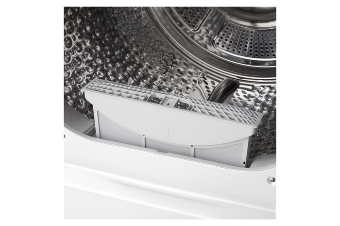 LG 7.3 cu.ft. Heat Pump Dryer with DirectDrive® and AI Sensor Dry®, DLHC8402W