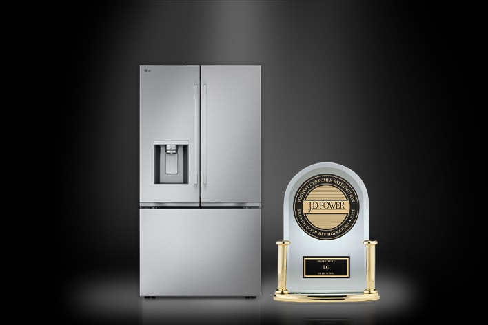 Réfrigérateurs à portes françaises LG classés nº 1 par J.D. Power pour la satisfaction de la clientèle au Canada. Magasinez maintenant chez LG Canada sur lg.ca