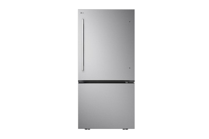 Front view of 33" 26 cu.ft. Standard-Depth Bottom Freezer Refrigerator