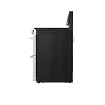 Side view of LG 30" Elec. 7.3 cu ft. Double Oven Range | Probake Convection, Air Sous-Vide, Air Fry, SelfClean, EasyClean®& Smart, Stainless, Freestanding LDEL7324YE.BSTLLCA