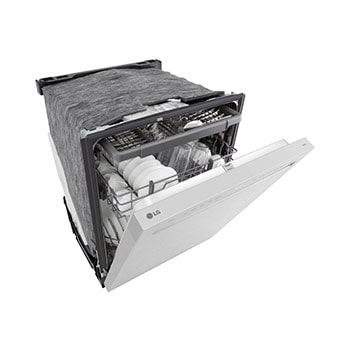 Top view of LG LG FlushFit™ Dishwasher | 48 dB, SteamAssist™, AutoVentDry™, 3rd Rack, Floor Status Indicator, Front Control, Stainless - LDNFC33LS.DSSEECI