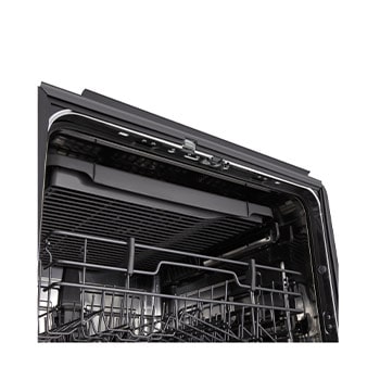 Side view of LG LG FlushFit™ Dishwasher | 48 dB, SteamAssist™, AutoVentDry™, 3rd Rack, Floor Status Indicator, Front Control, Stainless - LDNFC33LS.DSSEECI