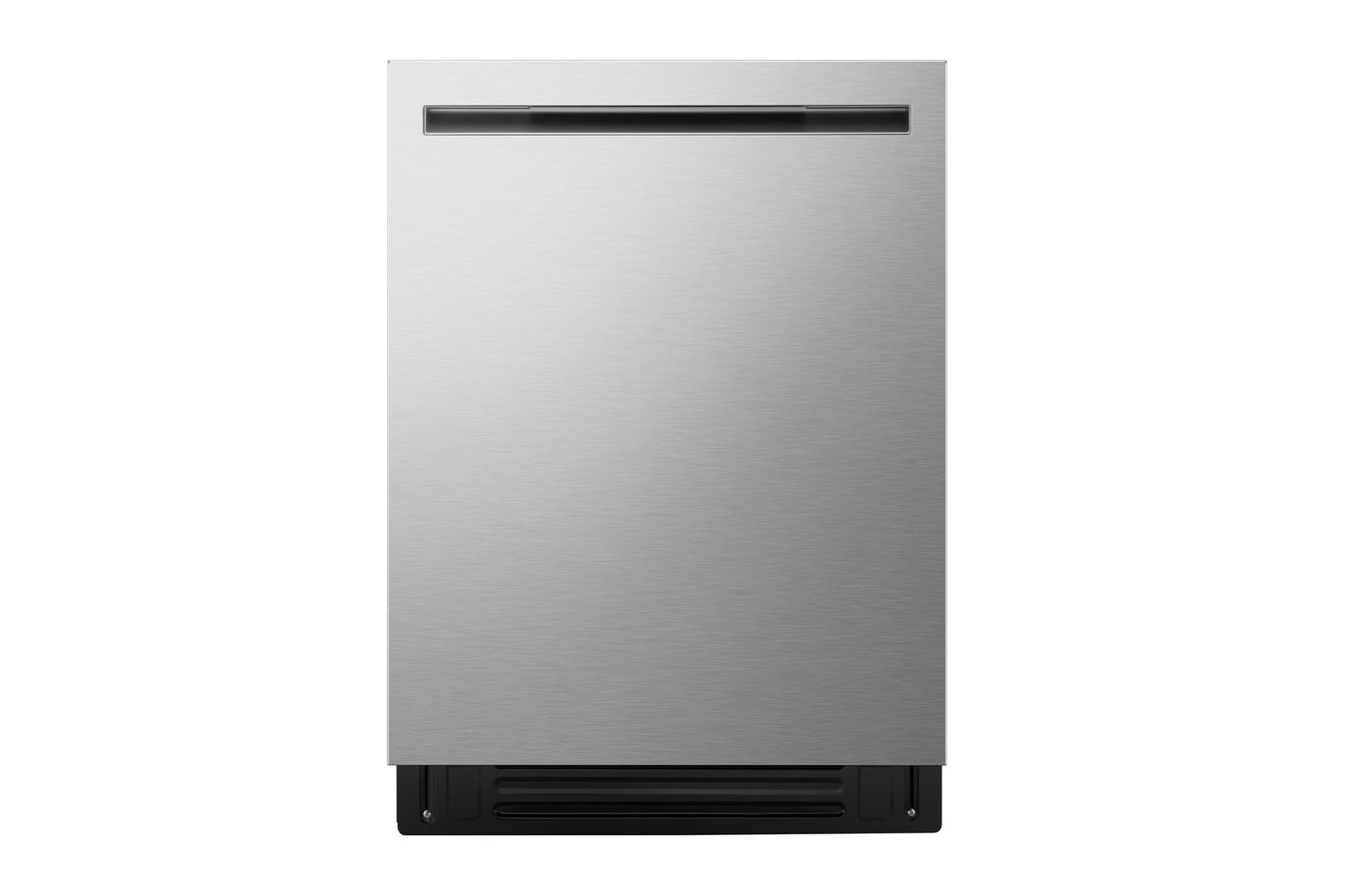 Front view of LG FlushFit™ Dishwasher | 44 dB, 1-Hour Wash&Dry, QuadWash® Pro, Dynamic Heat Dry™ with AutoVentDry™  Top Control, Stainless LDNPM654S