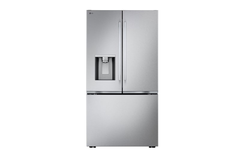 Front view of 36" 24 cu.ft. Zero Clearance™ Counter-Depth MAX® French 3-Door Refrigerator | Ice & Water Dispenser | Dual Ice Maker LF24Z6330S