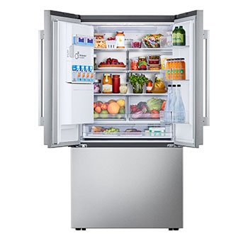 LF24Z6330S_2024_Product_Image_Refrigerator_ThinDoor_Front_Open_Food
