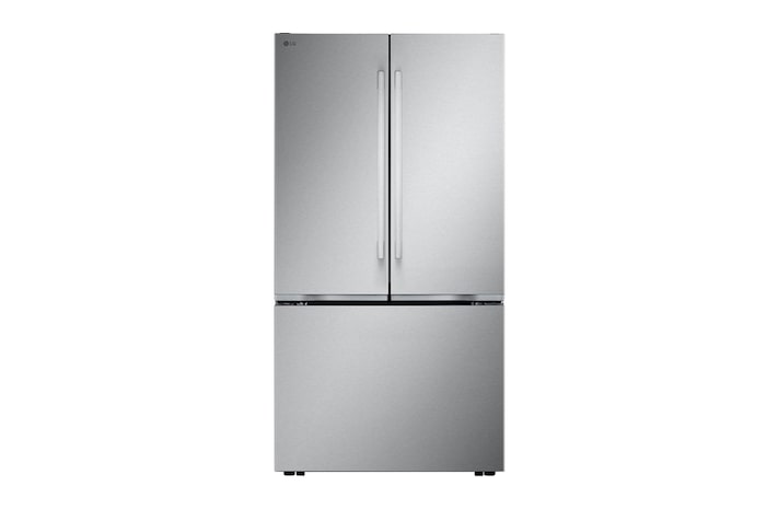 Front view of LG 36" 25 cu.ft. Zero Clearance™ Counter-Depth MAX® French 3-Door Refrigerator | Internal Water Dispenser | Ice Maker LF25BZH42S.ASTCNA0