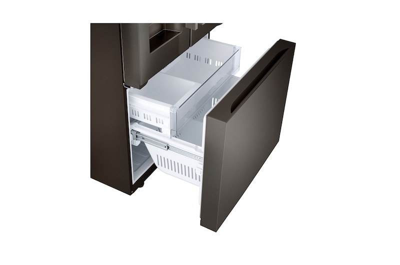 Side tray view