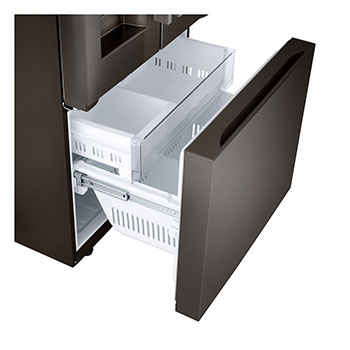 Side tray view