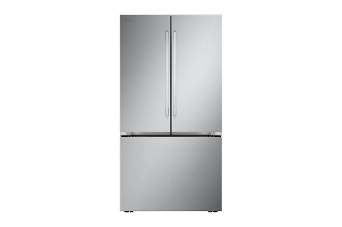 Front view of LG 36" 32 cu.ft. Standard-Depth MAX® French 3-Door Refrigerator | Internal Water Dispenser | Ice Maker LF32BSH42S.ASTCNA0