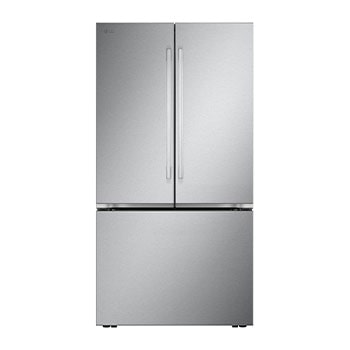 Front view of 36" 32 cu.ft. Standard-Depth MAX® French 3-Door Refrigerator | Internal Water Dispenser | Ice Maker LF32BSH42S