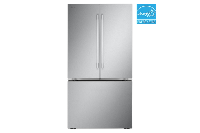 Front view of 36" 32 cu. ft. Standard-Depth MAX® French 3-Door Refrigerator | Internal Water Dispenser | Ice Maker LF32BSH42S