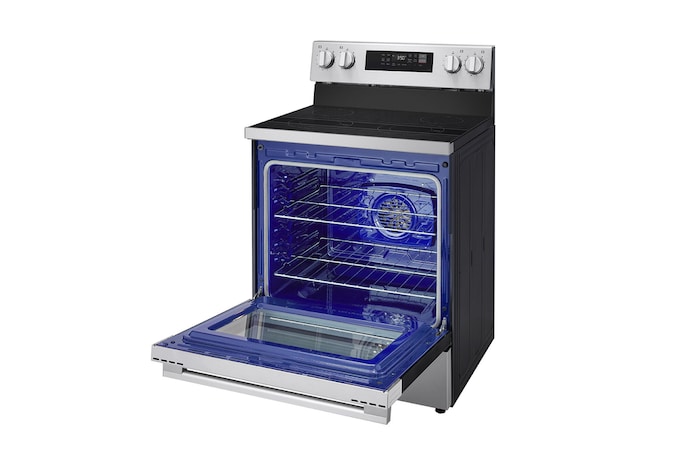 30" Elec. 6.3 cu ft. Range | ProBake® Convection, EasyClean® & Smart, Stainless, Freestanding