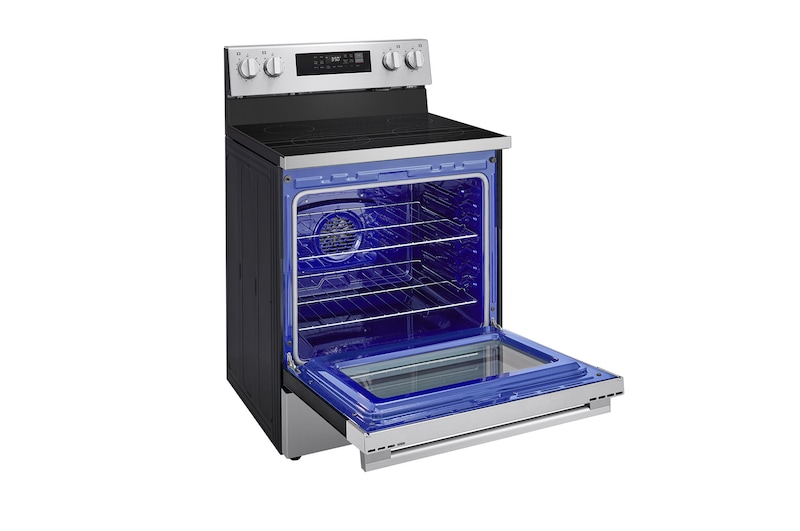 30" Elec. 6.3 cu ft. Range | ProBake® Convection, EasyClean® & Smart, Stainless, Freestanding