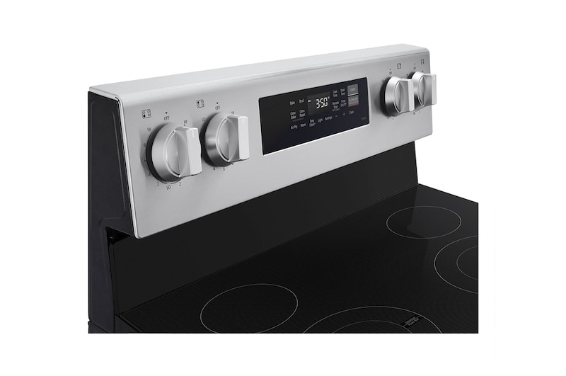 30" Elec. 6.3 cu ft. Range | ProBake® Convection, EasyClean® & Smart, Stainless, Freestanding
