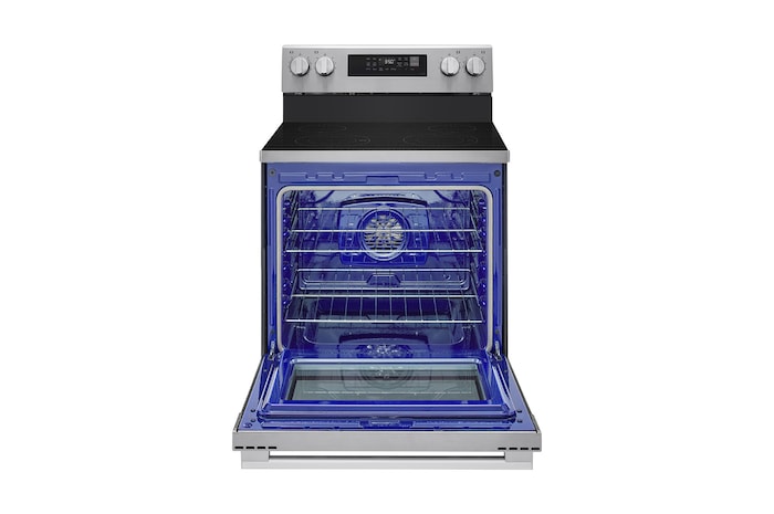 30" Elec. 6.3 cu ft. Range | ProBake® Convection, EasyClean® & Smart, Stainless, Freestanding