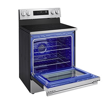 30" Elec. 6.3 cu ft. Range | ProBake® Convection, EasyClean® & Smart, Stainless, Freestanding