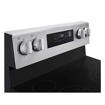 30" Elec. 6.3 cu ft. Range | ProBake® Convection, EasyClean® & Smart, Stainless, Freestanding