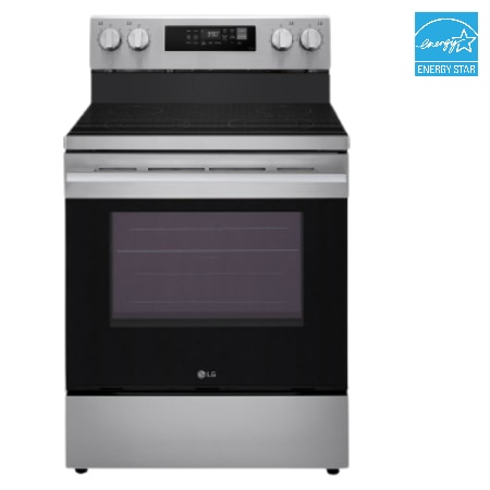 LG 30" Elec. 6.3 cu. ft. Range | Probake Convection, EasyClean & Smart, Stainless, Freestanding