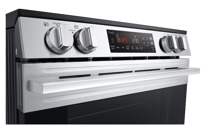LG 30" Elec. 6.3 cu. ft. Range | Self Clean, EasyClean<sup>®</sup> & Smart , Stainless, Slide-in, LSEL6331XE