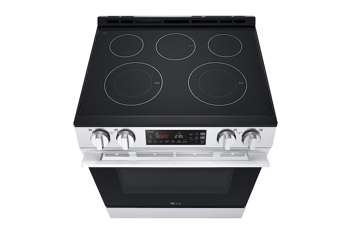 LG 30" Elec. 6.3 cu. ft. Range | Self Clean, EasyClean<sup>®</sup> & Smart , Stainless, Slide-in, LSEL6331XE
