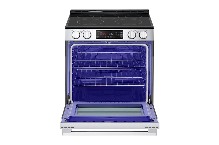 LG 30" Elec. 6.3 cu. ft. Range | Self Clean, EasyClean<sup>®</sup> & Smart , Stainless, Slide-in, LSEL6331XE