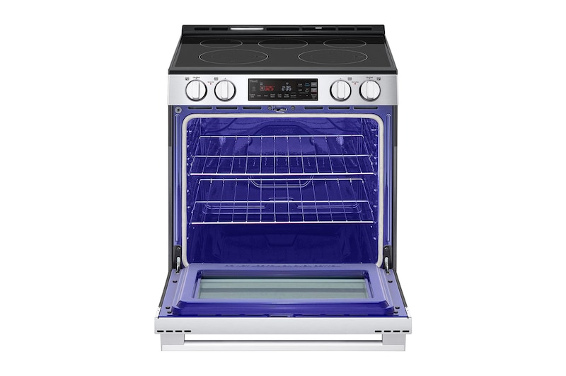 LG 30" Elec. 6.3 cu. ft. Range | Self Clean, EasyClean<sup>®</sup> & Smart , Stainless, Slide-in, LSEL6331XE