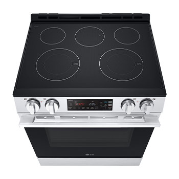 LG 30" Elec. 6.3 cu. ft. Range | Self Clean, EasyClean<sup>®</sup> & Smart , Stainless, Slide-in, LSEL6331XE