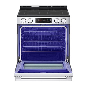 LG 30" Elec. 6.3 cu. ft. Range | Self Clean, EasyClean<sup>®</sup> & Smart , Stainless, Slide-in, LSEL6331XE