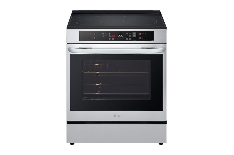 Front view of 6.3 cu. ft. Smart Induction Slide-in Range with Convection and Air Fry, LSIL6332FE