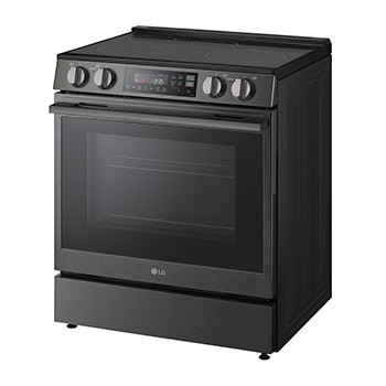 LG 30" Induction 6.3 cu. ft. Range | Probake Convection, Air Fry, SelfClean, EasyClean®& Smart, Black Stainless, Slide-in, LSIL6334ZE