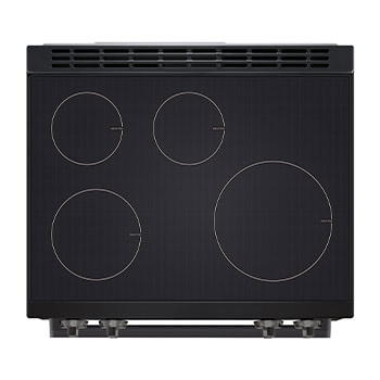 LG 30" Induction 6.3 cu. ft. Range | Probake Convection, Air Fry, SelfClean, EasyClean®& Smart, Black Stainless, Slide-in, LSIL6334ZE