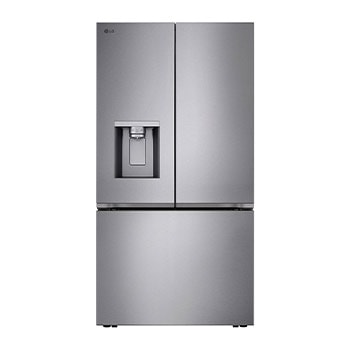 Front view of 24 cu. ft. Counter-Depth MAX™ with Zero Clearance™ 3-Door French Door Refrigerator LY24Z6231V