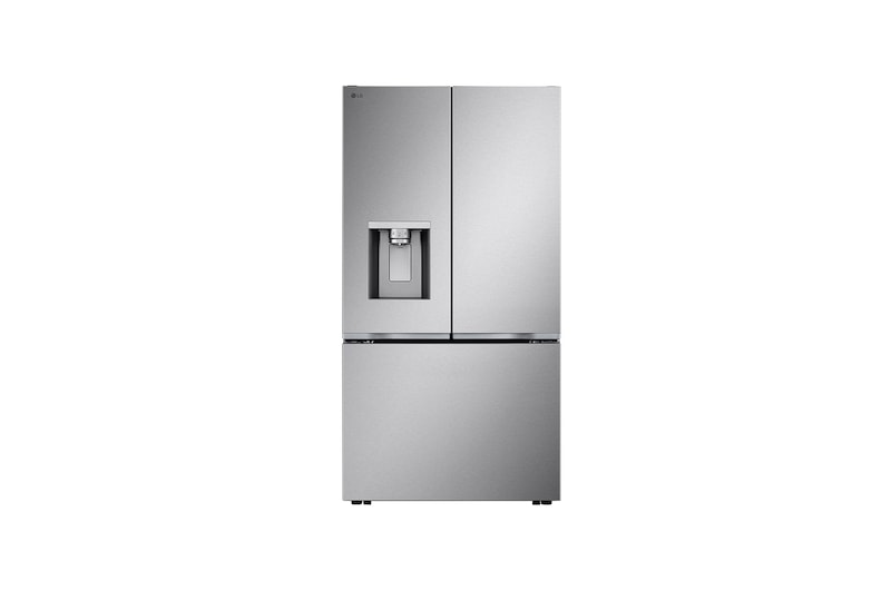 Front view of 36" 24 cu.ft. Zero Clearance™ Counter-Depth MAX® French 3-Door Refrigerator | Ice & Water Dispenser LF24WZP62S