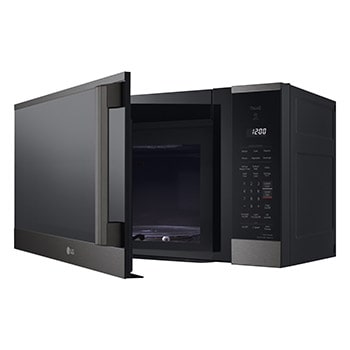 LG 1.8 cu ft.Over the Range Microwave Oven | Sensor Cook, Auto Cook, 300 CFM Ventilation, EasyClean®& Smart, Black Stainless, MVEM1825Z