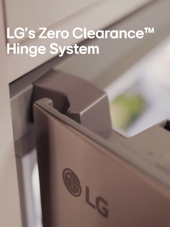 LG Zero clearance Hinge system