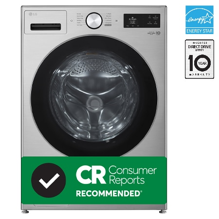LG 5.8 cu. ft. Mega Capacity Front Load Washer with AI DD and TurboWash360°