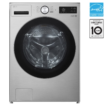 Front view of 5.8 cu. ft. Mega Capacity Front Load Washer with AI DD® and TurboWash® 360° WM5800HVA