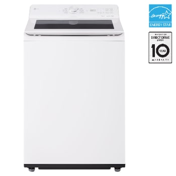 Front view of 5.8 cu.ft. Top Load Impeller Washer with EasyUnload®, TurboWash® WT8200CW