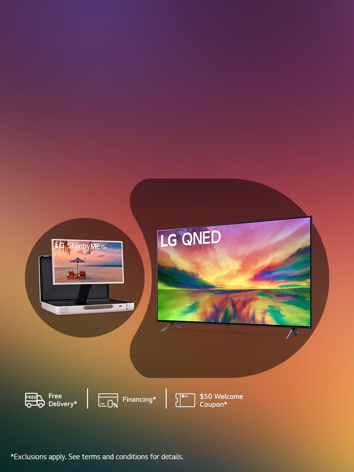 Save up to 10% on select LG TVs