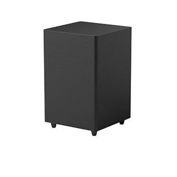Soundbar right-end close-up