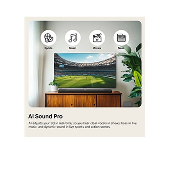 Soundbar ports close-up